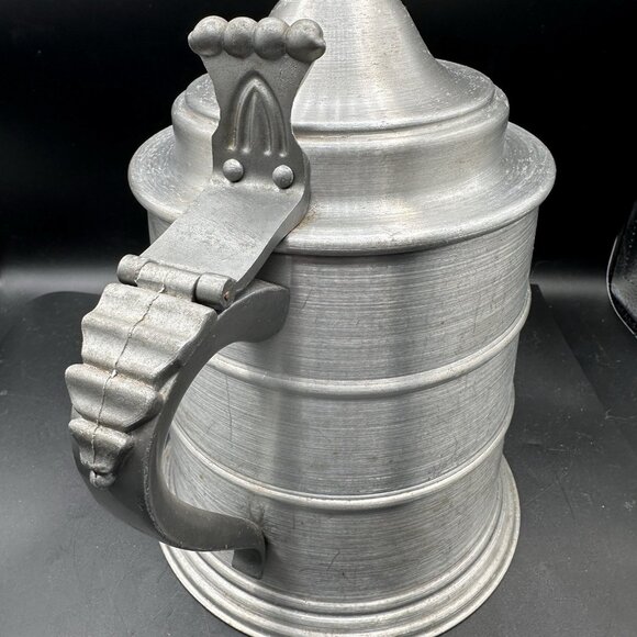 Vtg Made In Italy Metal Ice Bucket Beer Stein Plastic Liner 9.5” Mid Century 60s - Picture 12 of 16